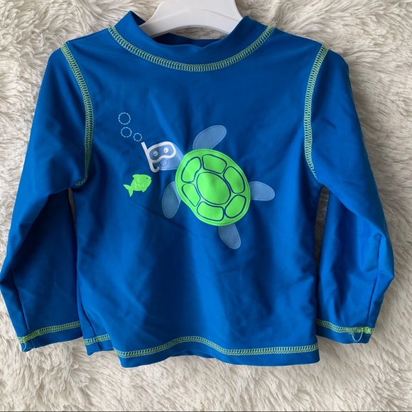 Little Me Rash Guard Swim Top - Picture 1 of 4